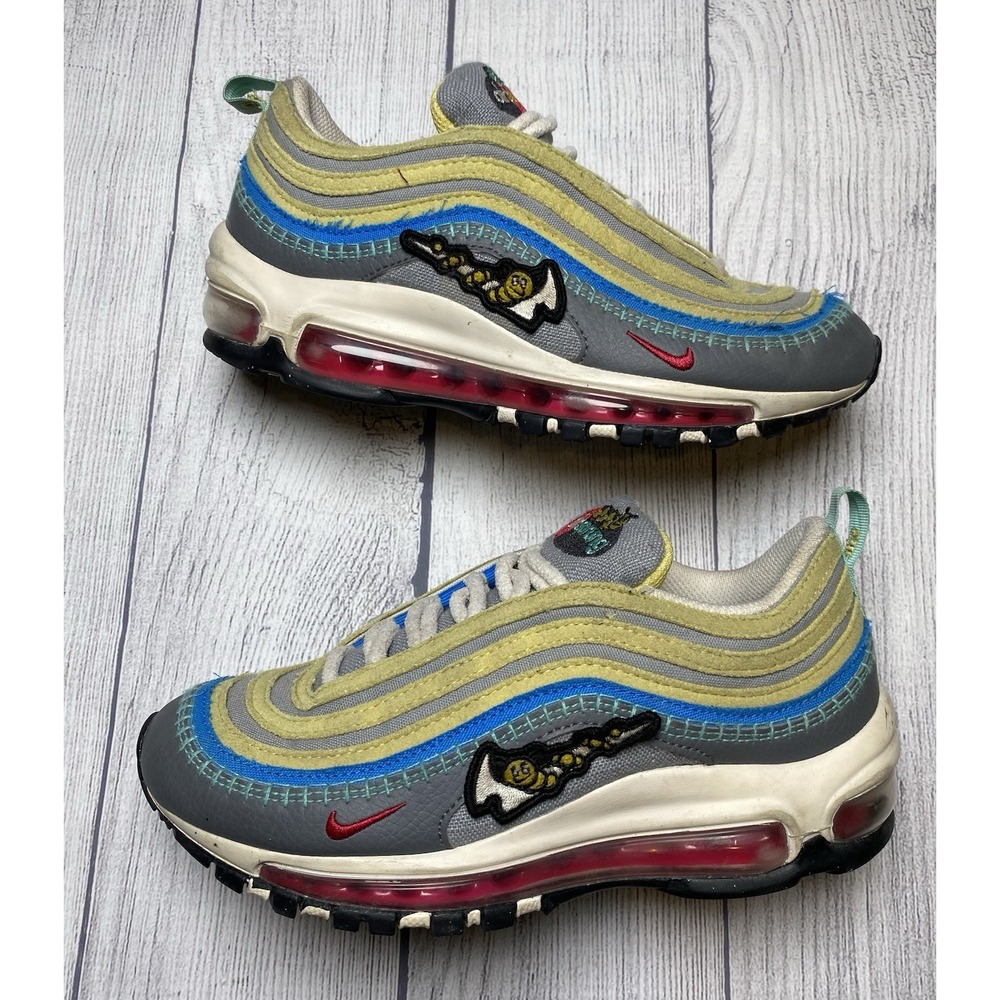 Kids Size 4Y Nike Air Max 97 SE GS Sprung Caterpillar Shoes DN4381-001